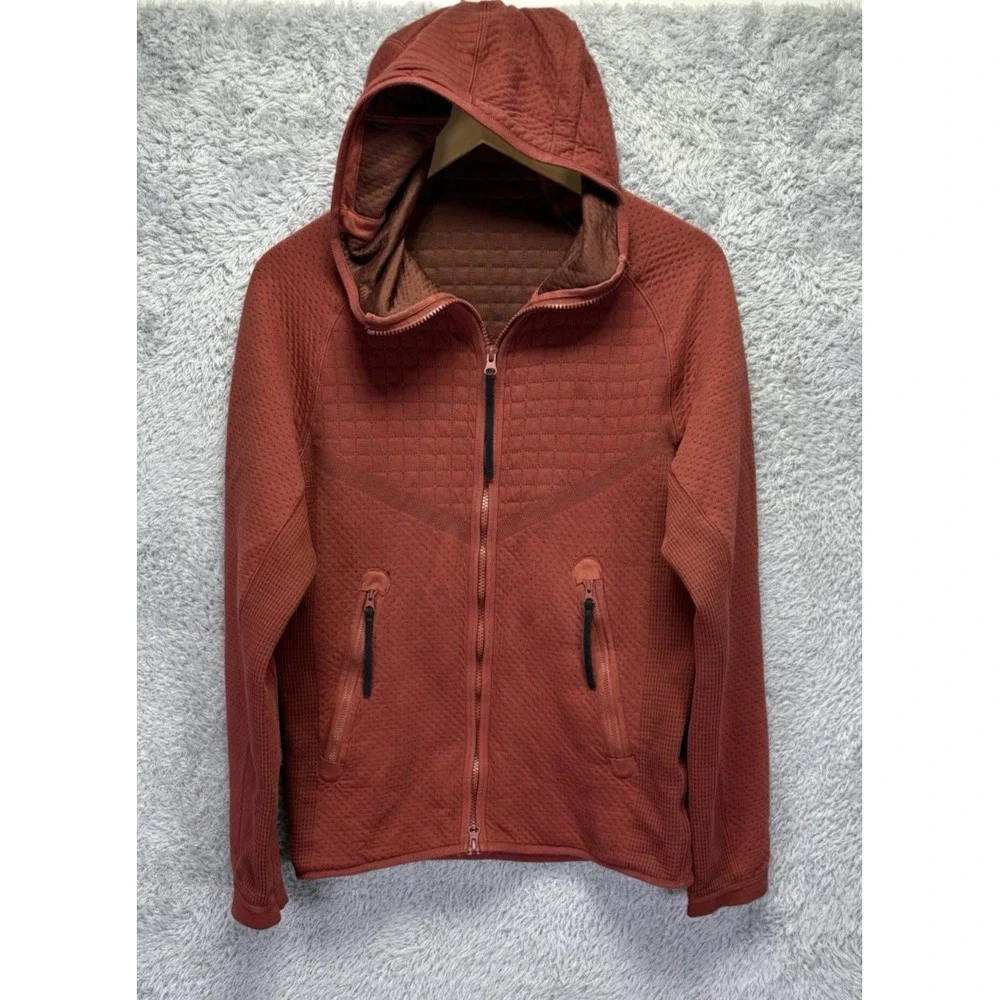 Nike Mens XS Therma-FIT ADV Tech Fleece Pack Hoodie Redstone Brown *read*‎